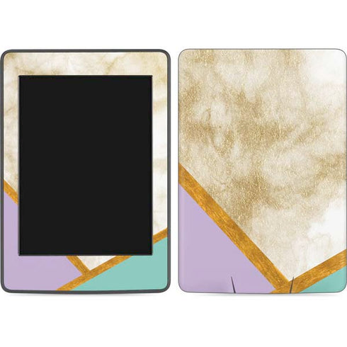 Angled Marble Amazon Kindle Skin
